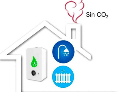 caldera de energía renovable