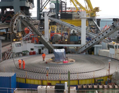 Instalación de cable submarino western link