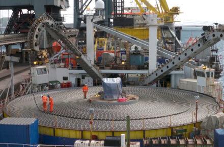 Instalación de cable submarino western link