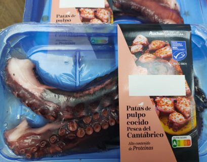 Pulpo de marca propia Alcampo MSC