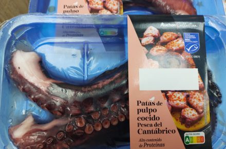 Pulpo de marca propia Alcampo MSC