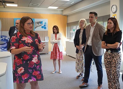 Chloe Anna Moreno explica los avances alcanzados en el proyecto CEUS. Foto: ITENE.