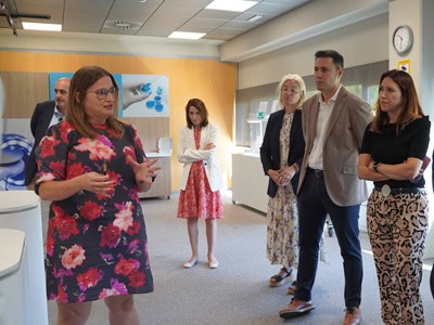 Chloe Anna Moreno explica los avances alcanzados en el proyecto CEUS. Foto: ITENE.