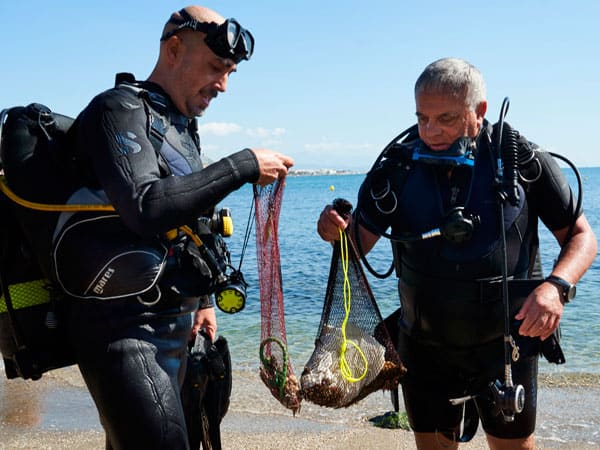 Proyecto LIBERA, residuos en la costa