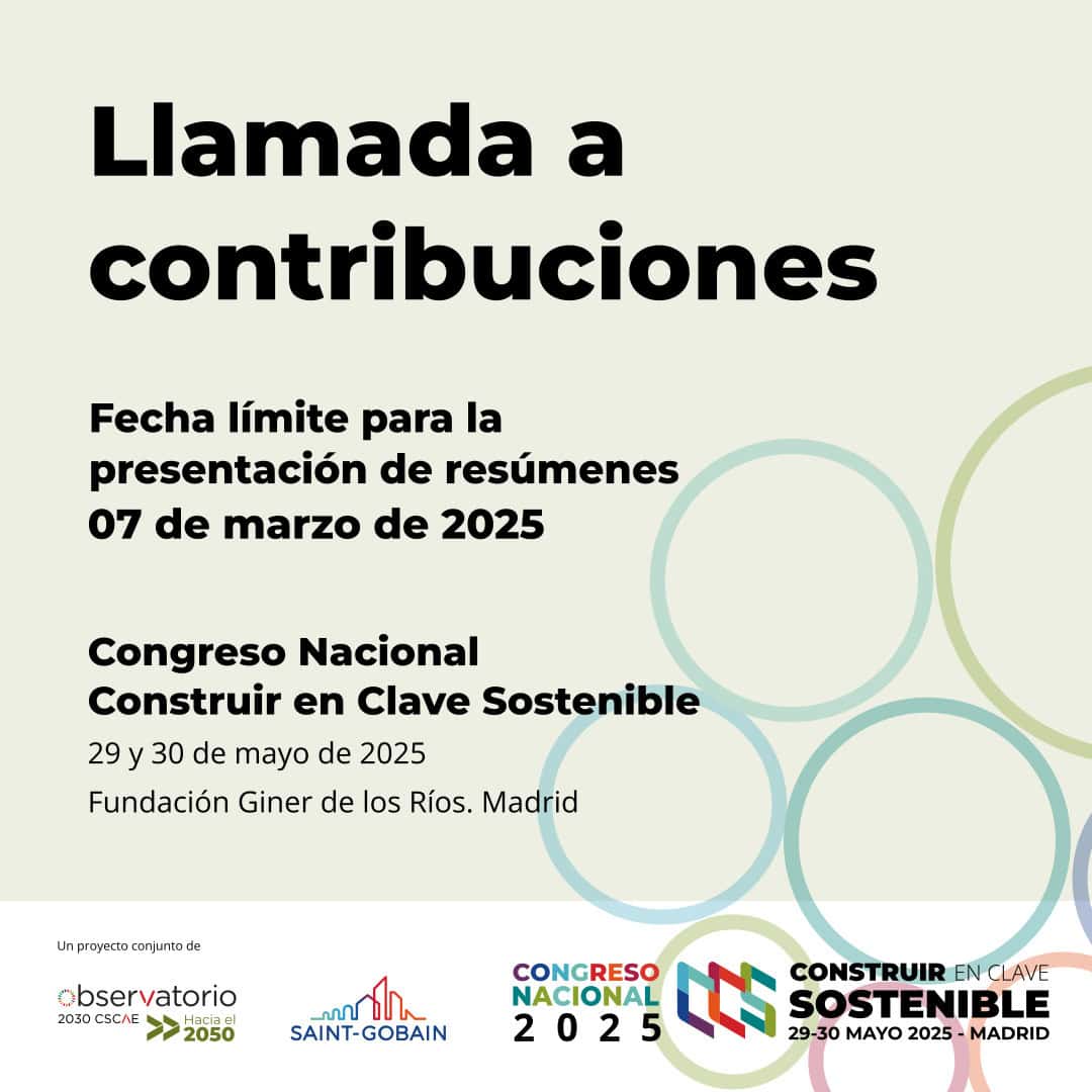 Congreso Nacional Construir en Clave Sostenible